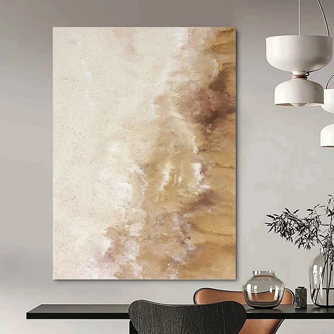 Beige_Brown_Abstract_Textured_Canvas_Wall_Art_CS8IS wall art
